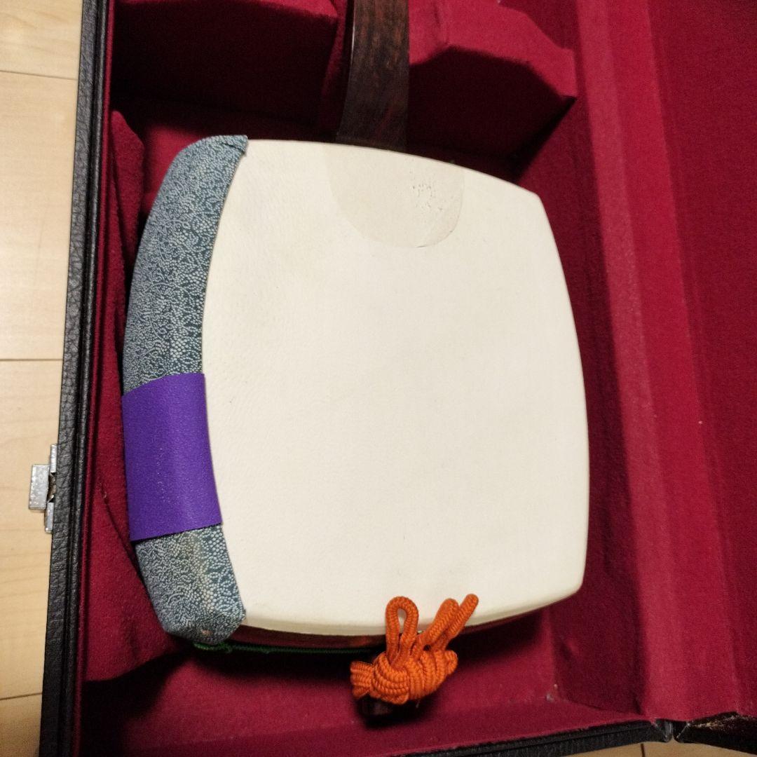 細棹　三味線　金細　紫檀　阿波おどりにも