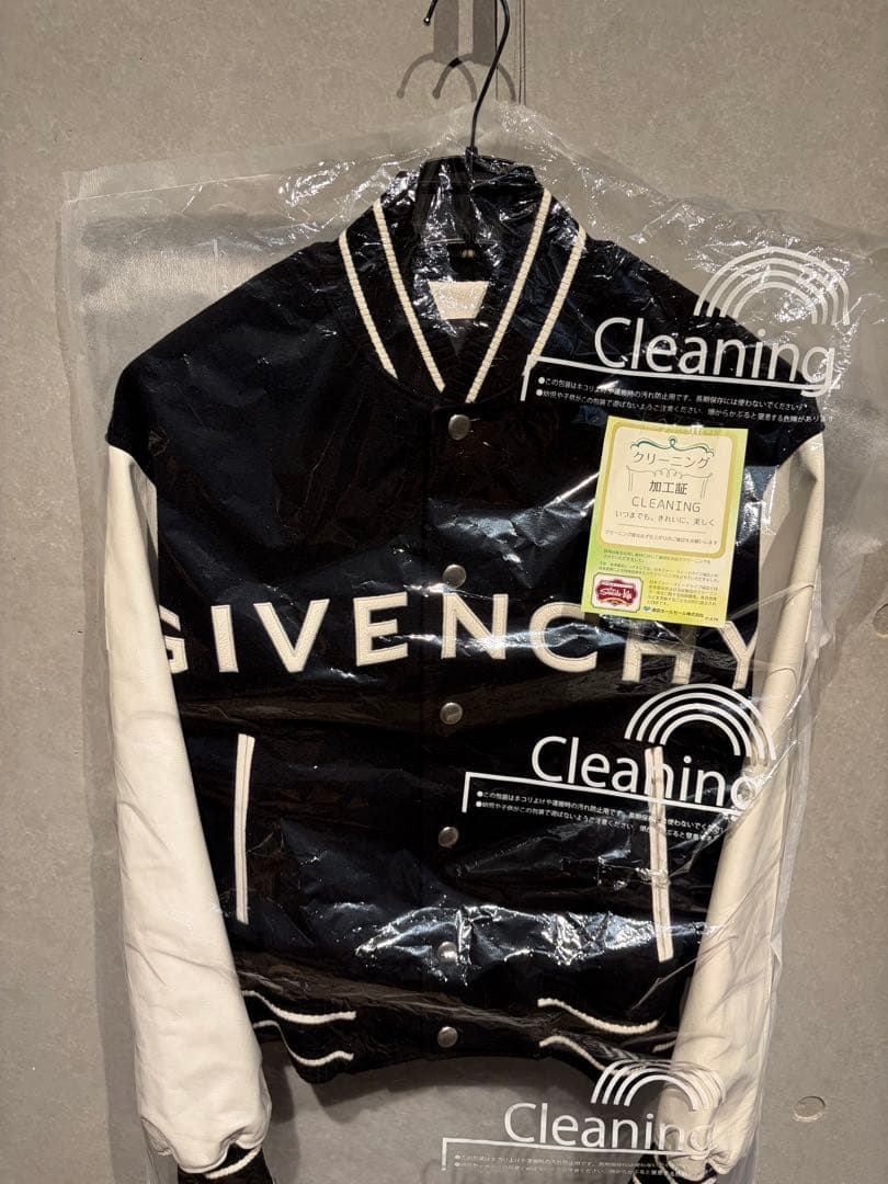 【美品】Givenchy ウール×レザー ボンバージャケット 46 国内正規品
