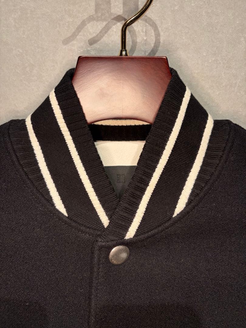 【美品】Givenchy ウール×レザー ボンバージャケット 46 国内正規品