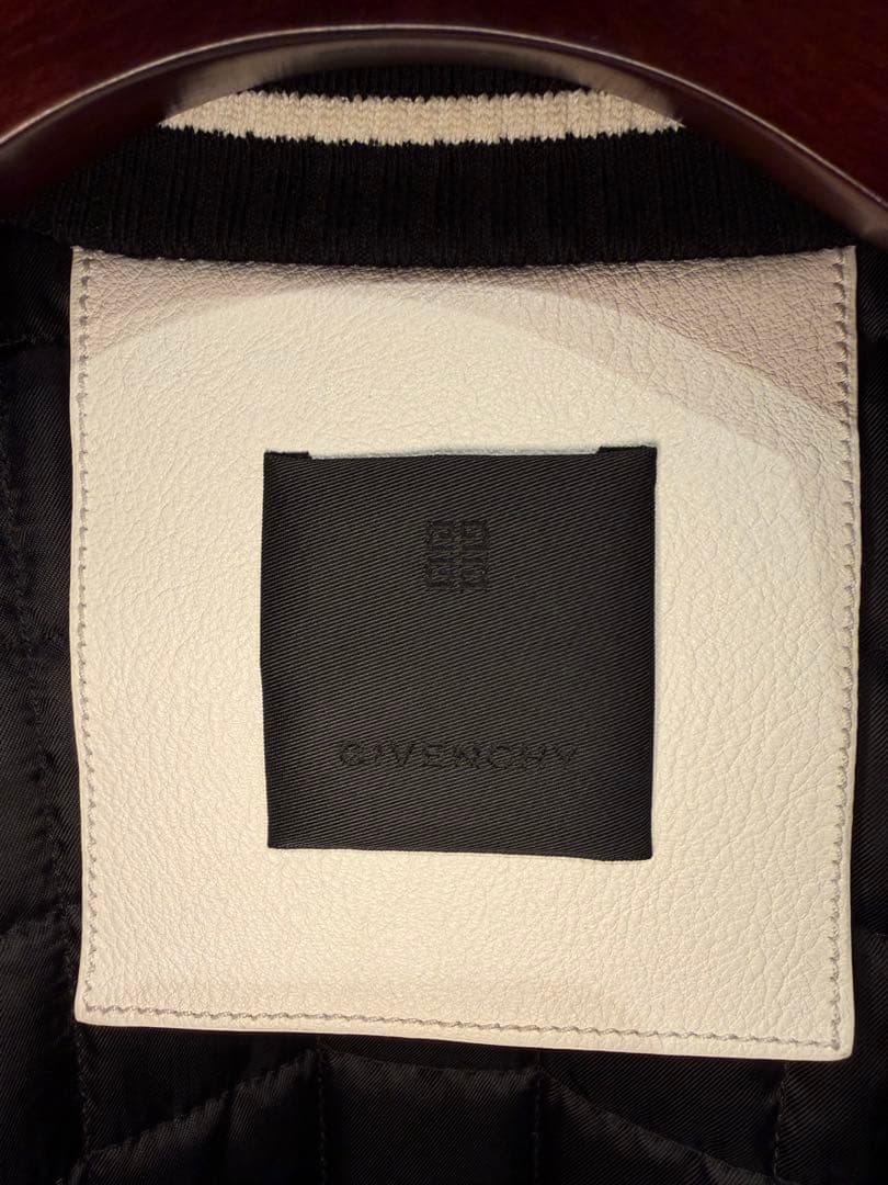 【美品】Givenchy ウール×レザー ボンバージャケット 46 国内正規品