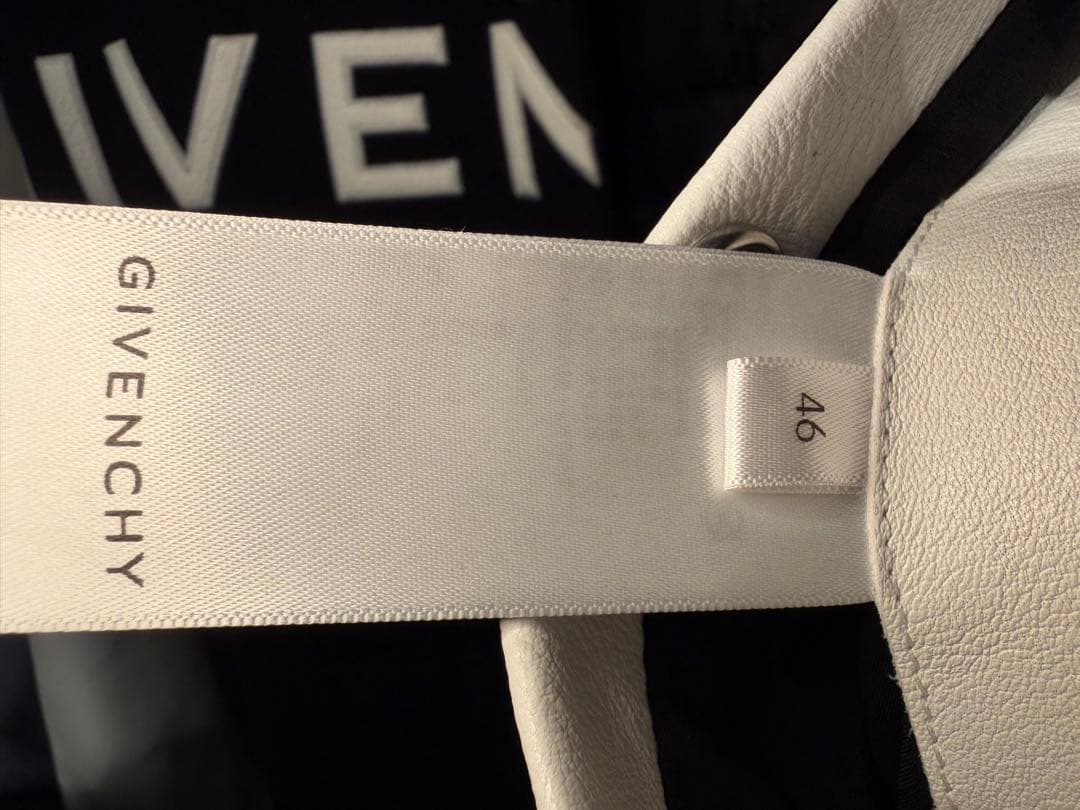 【美品】Givenchy ウール×レザー ボンバージャケット 46 国内正規品