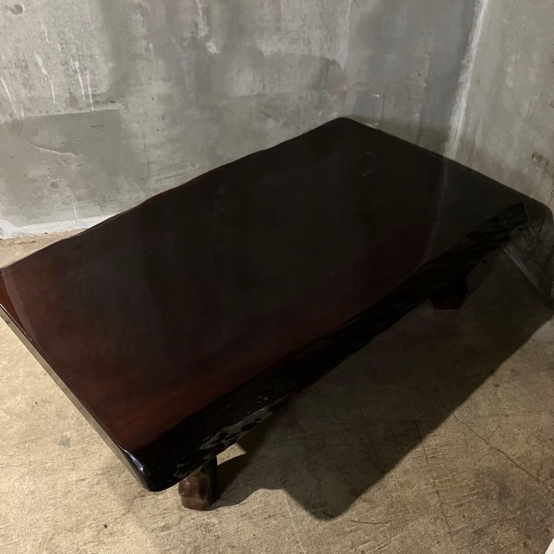 昭和レトロ 座卓 一枚板 テーブル 座敷