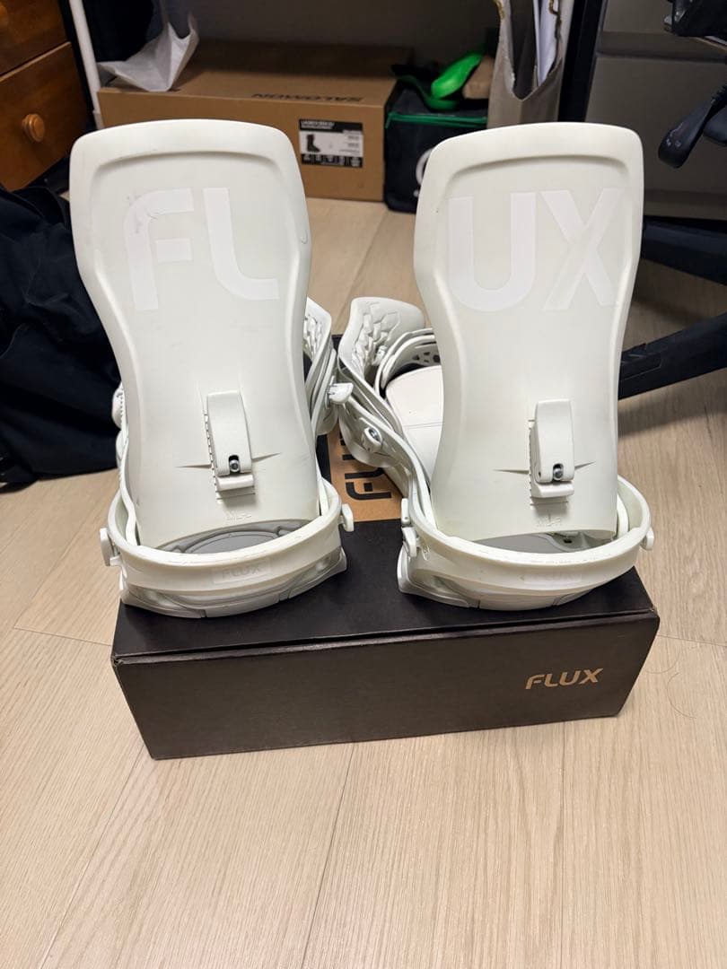 23-24FLUX XF スノーボードビンディング M ホワイト