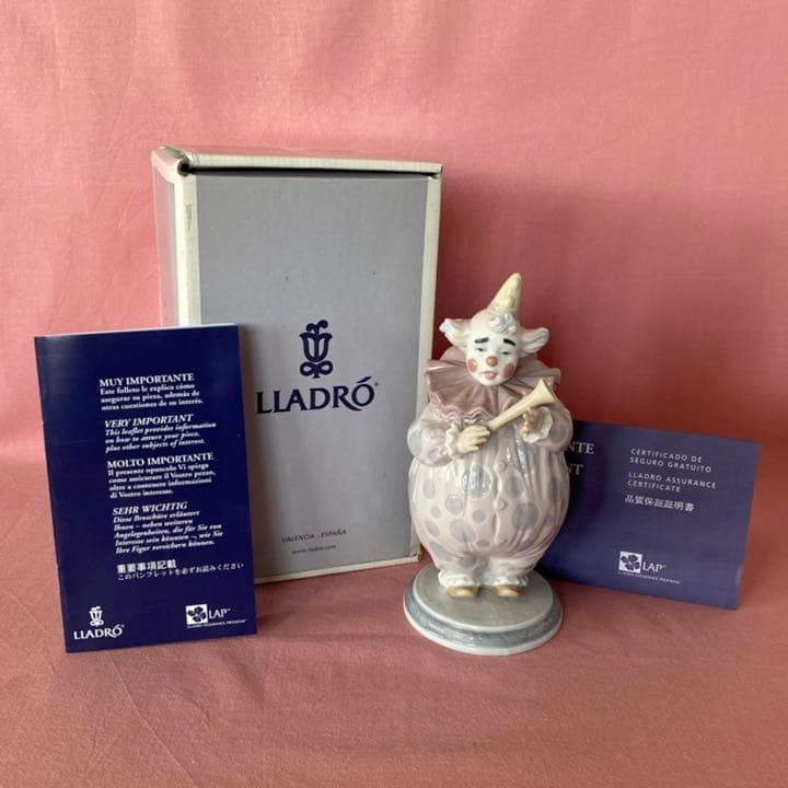 リヤドロ　30％OFF　ピエロ　「ショータイム」　人形　#6938 ビンテージ