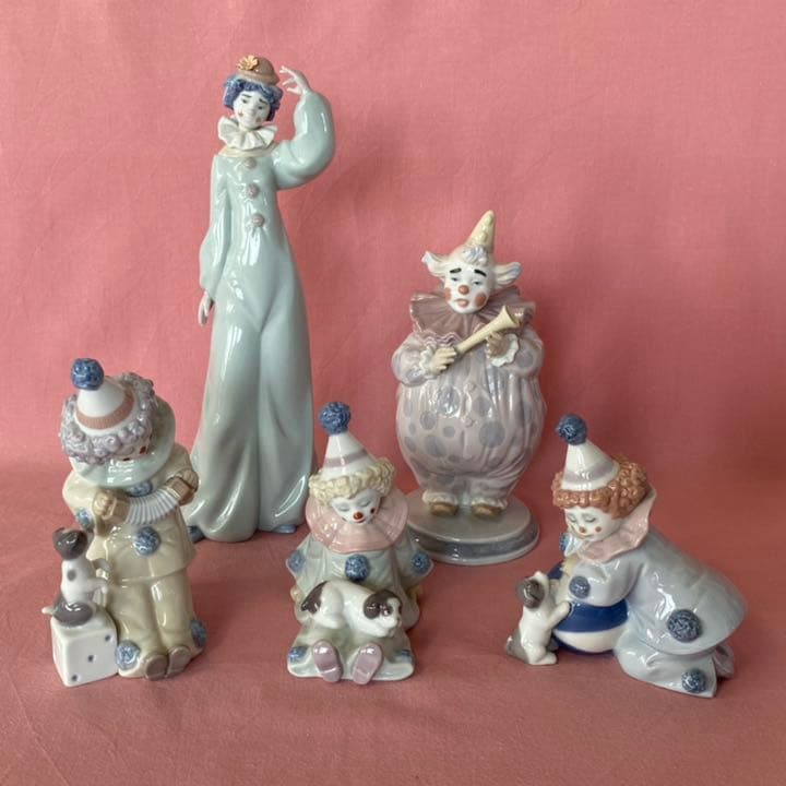 リヤドロ　30％OFF　ピエロ　「ショータイム」　人形　#6938 ビンテージ