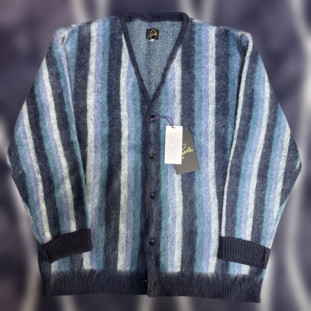 daftman Needles BEAMS 別注 モヘアカーディガン XL