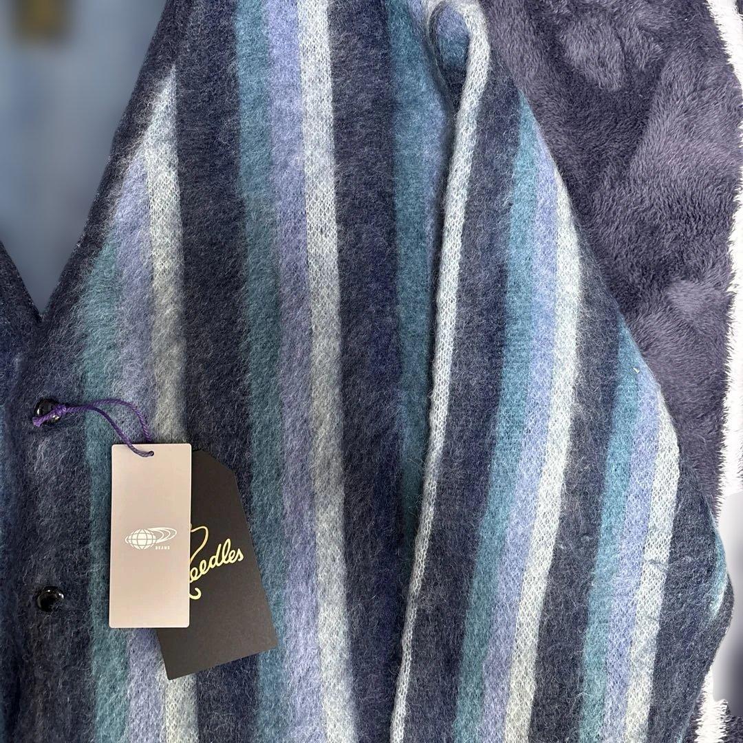 daftman Needles BEAMS 別注 モヘアカーディガン XL