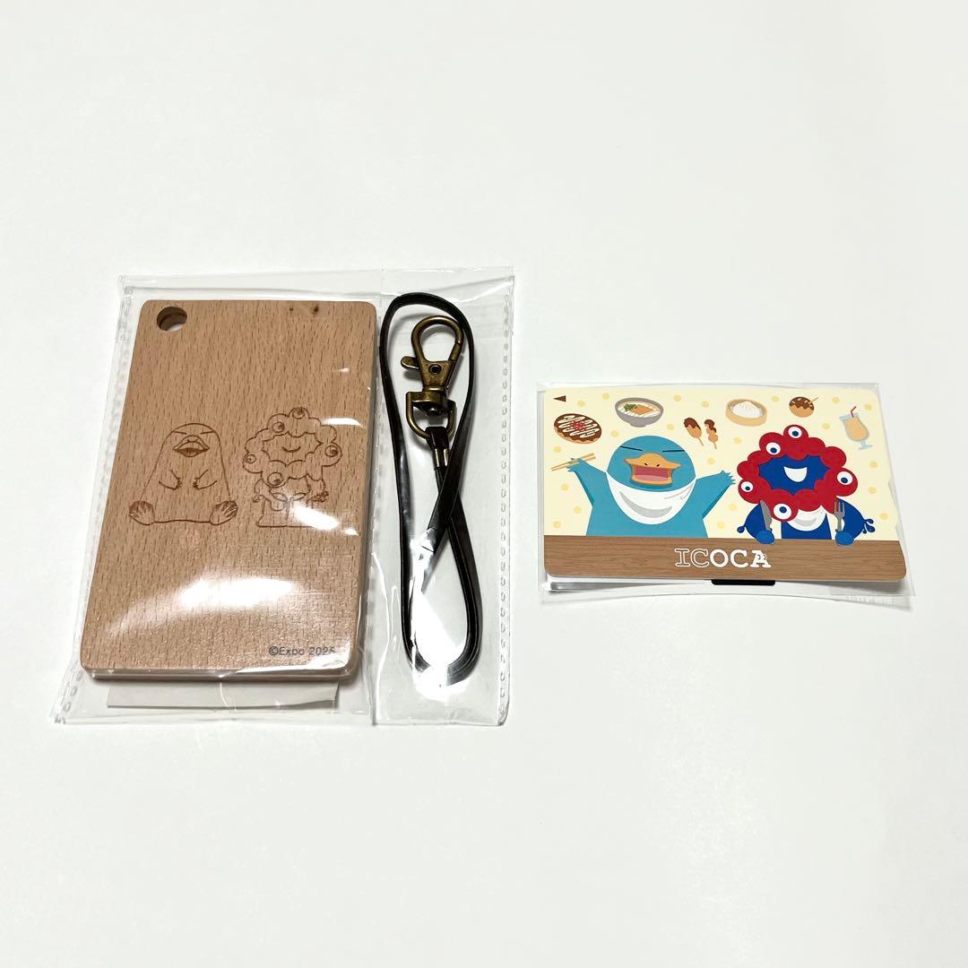 【専用】万博限定デザインICOCA オリジナル木製パスケースA,Bセット