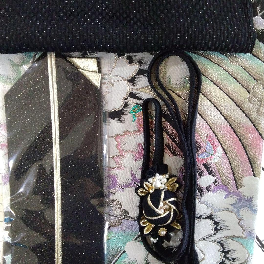 振袖フルセット、西陣高級袋帯、成人式、重ね衿、帯揚げ帯締め、長襦袢