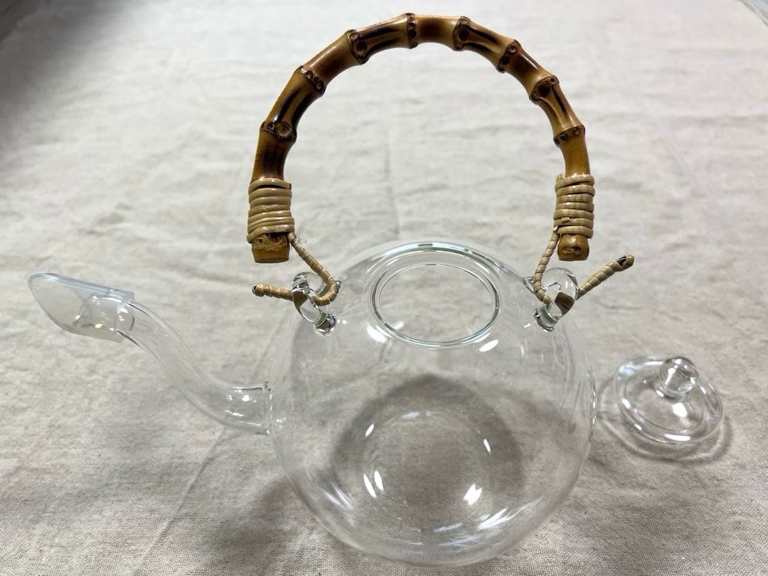 日ノ出化学製作所 ガラスポット 取手2種類付 Mサイズ