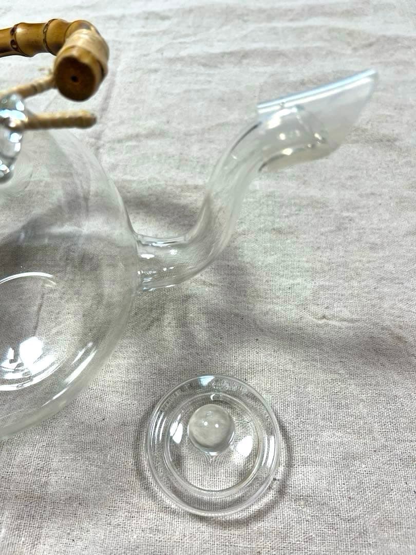 日ノ出化学製作所 ガラスポット 取手2種類付 Mサイズ