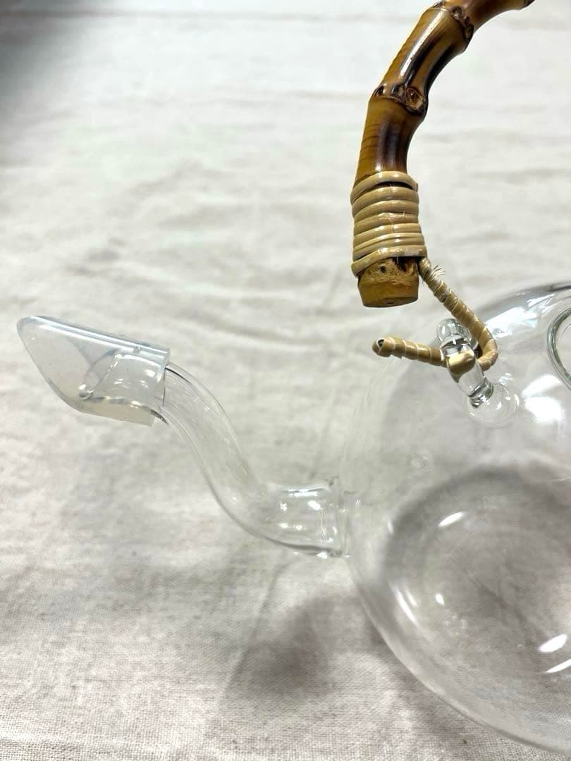 日ノ出化学製作所 ガラスポット 取手2種類付 Mサイズ