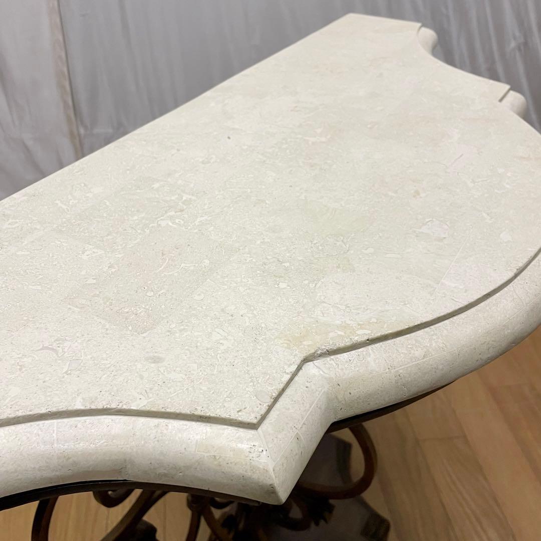 \"Philippines ハンドメイド\" 天然石とアイアンのコンソール