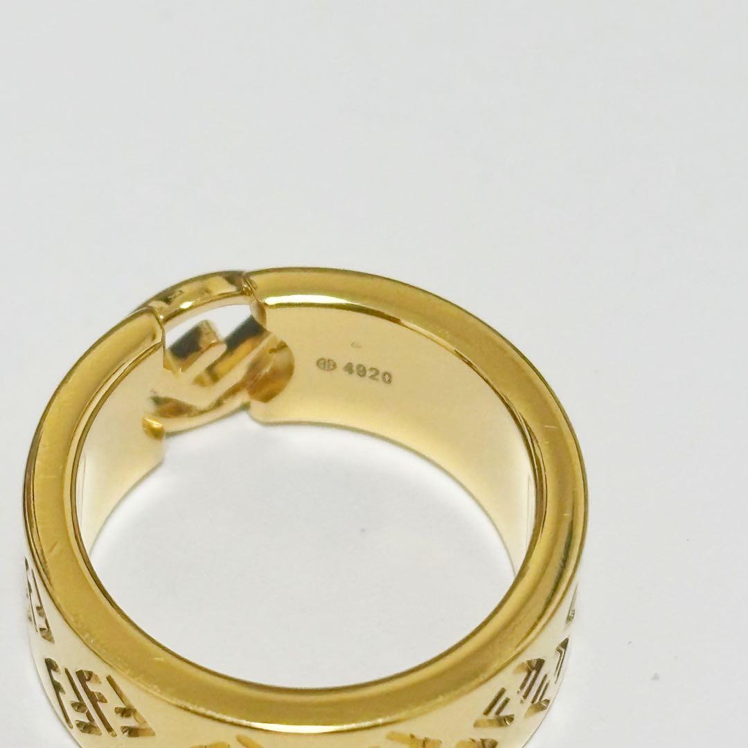 未使用✨FENDI フェンディ　エフイズ　指輪　Fロゴ　リング