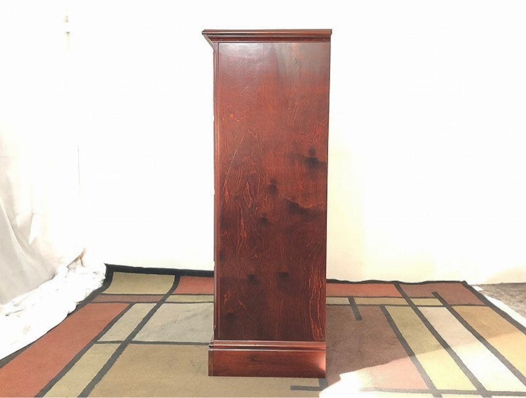 チェスト　ダークウッド 4段タンス　アメリカ家具　4段チェスト　アンティーク