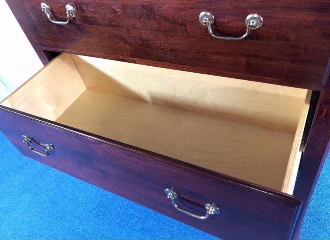 チェスト　ダークウッド 4段タンス　アメリカ家具　4段チェスト　アンティーク