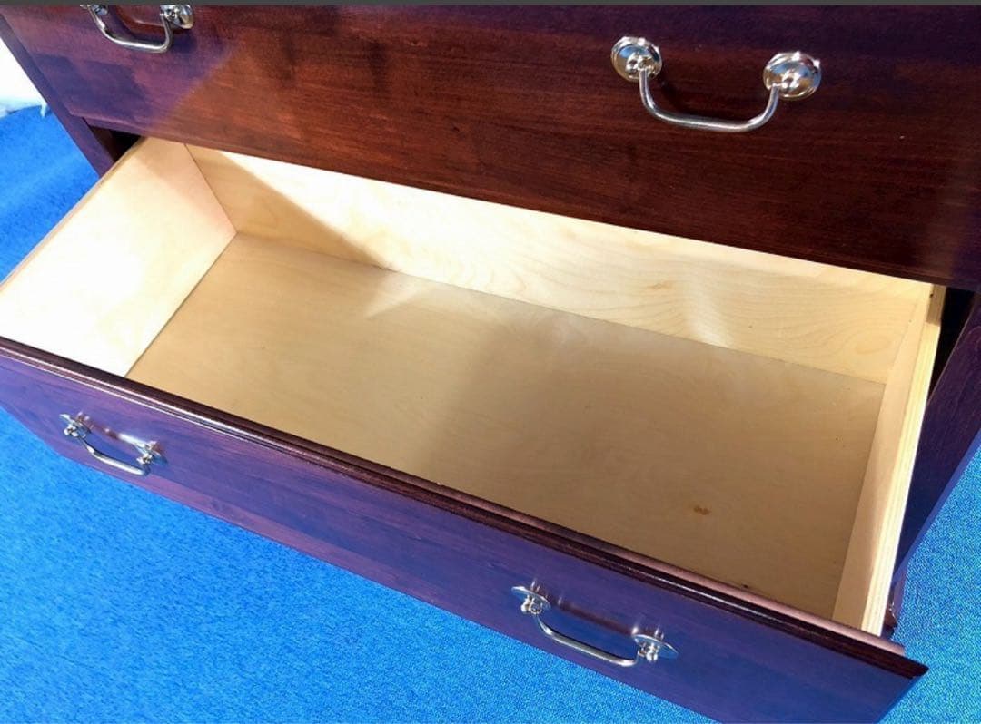 チェスト　ダークウッド 4段タンス　アメリカ家具　4段チェスト　アンティーク