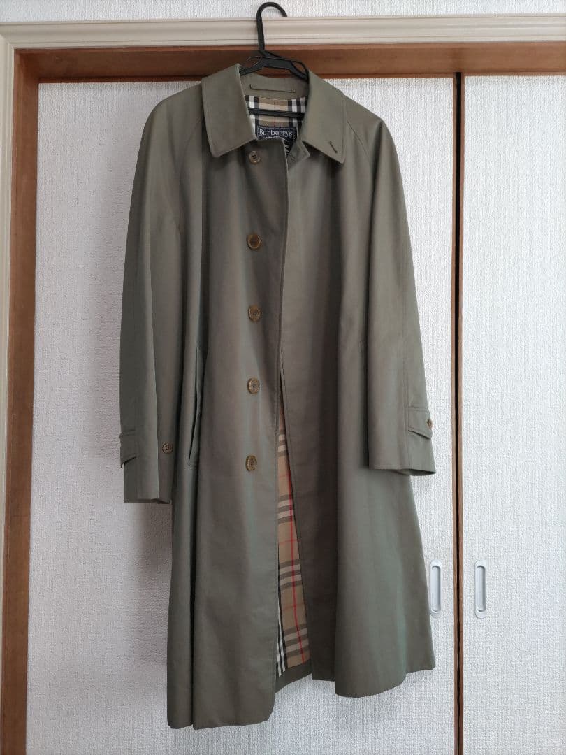 Burberrys オリーブグリーン ステンカラーコート