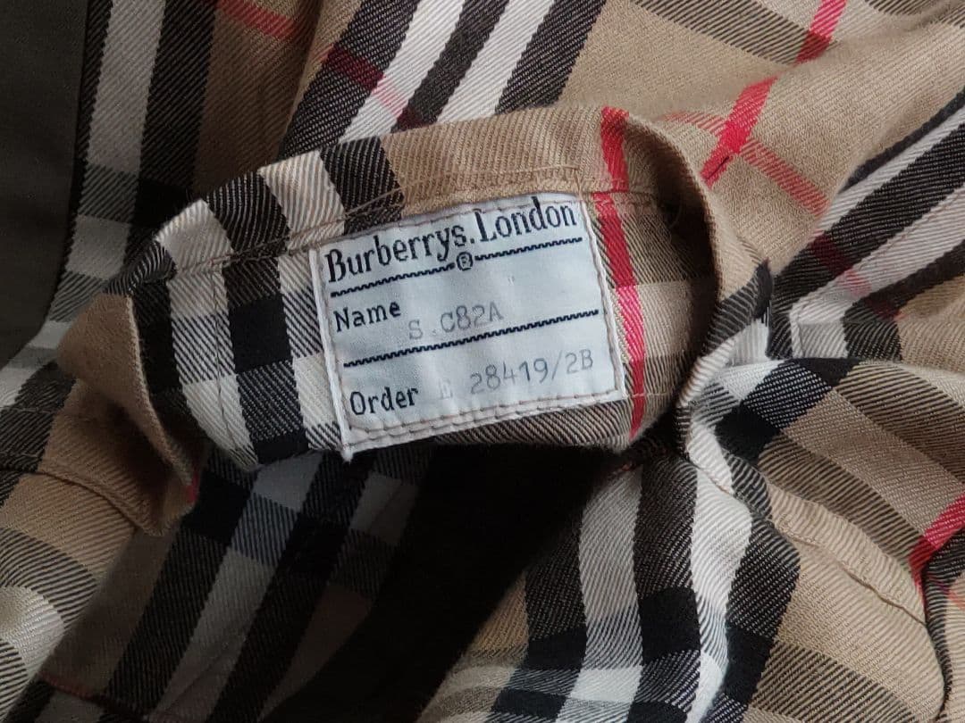 Burberrys オリーブグリーン ステンカラーコート