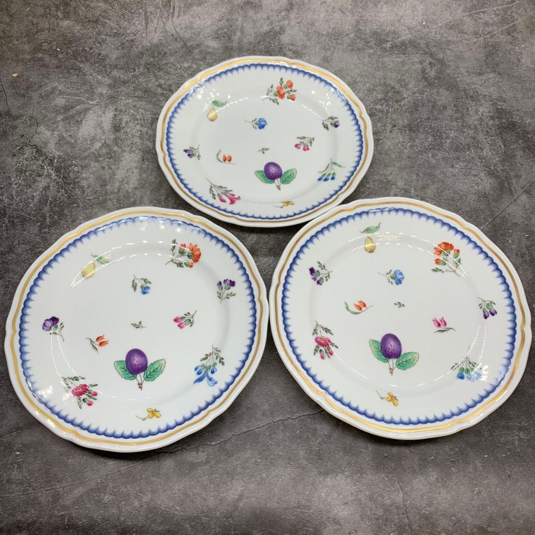 I026\" Richard GINOIL 17㎝ プレート3Pイタリアンフルーツ