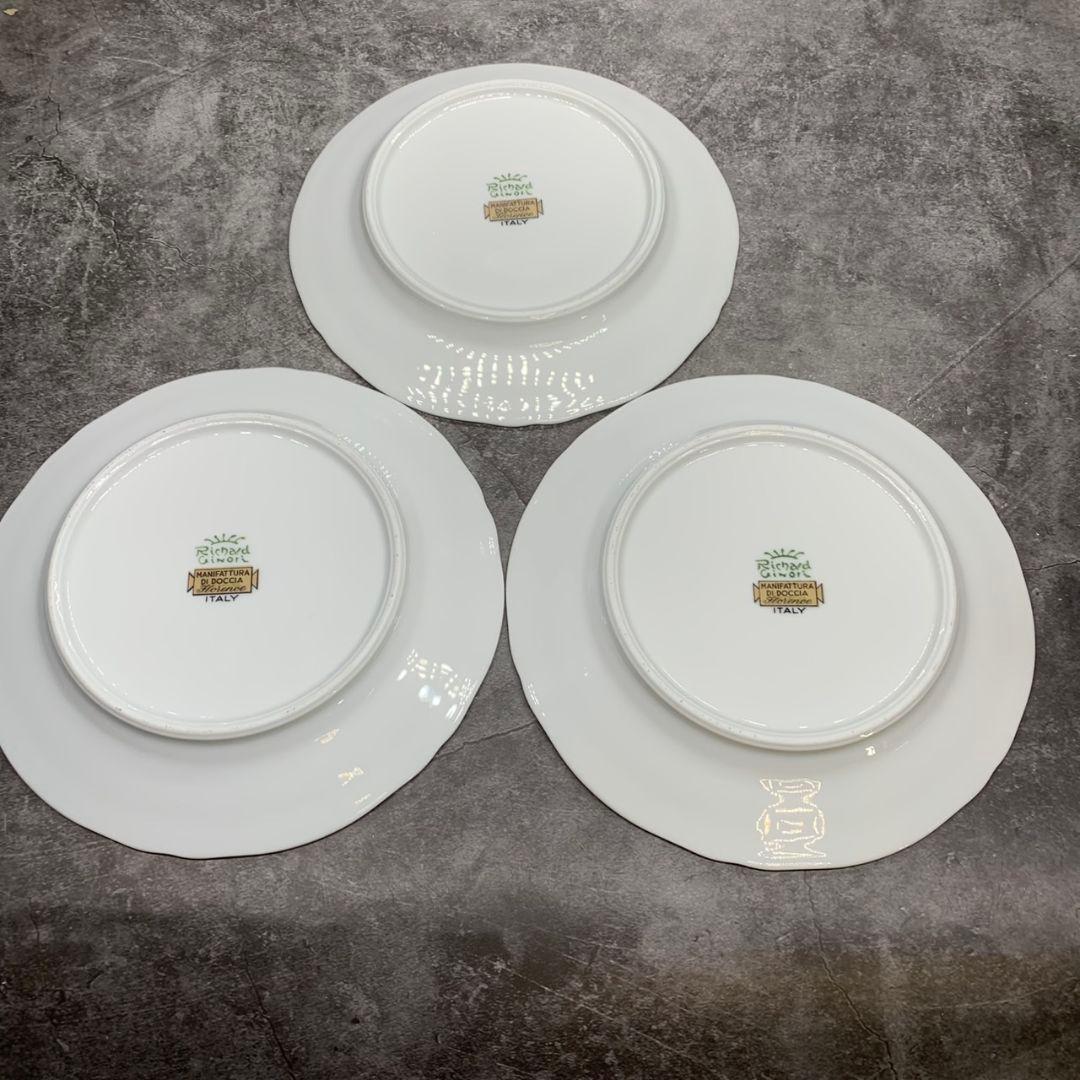 I026\" Richard GINOIL 17㎝ プレート3Pイタリアンフルーツ
