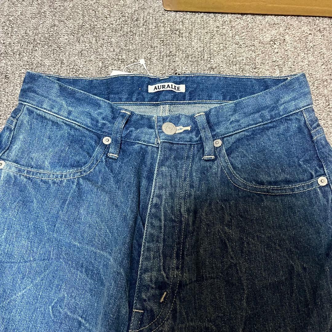 名品　Auralee SELVEDGE FADED DENIM PANTS
