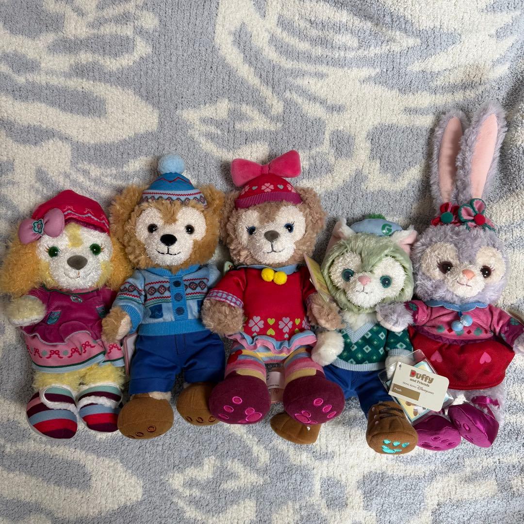 香港ディズニー　ぬいぐるみSSセット