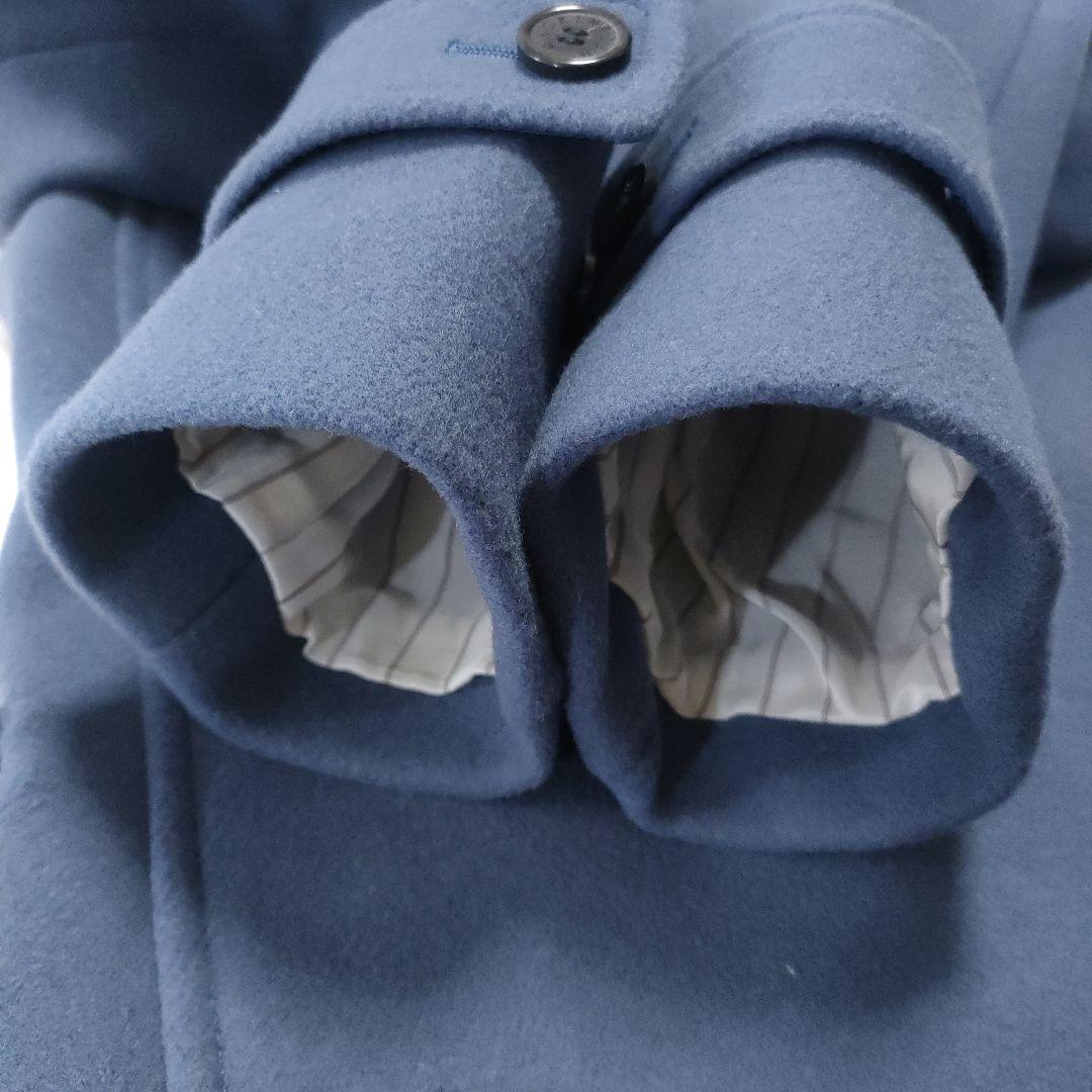 極美品✨マッキントッシュ　ロングダッフルコート　ブルーグレー　38