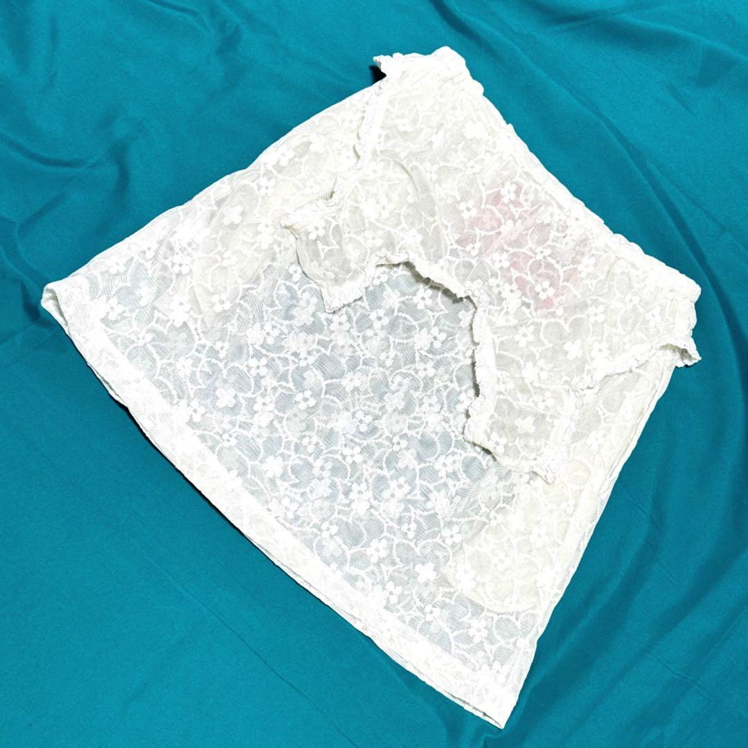 Jenny fax レースフリルスカート 日本製 Fサイズ