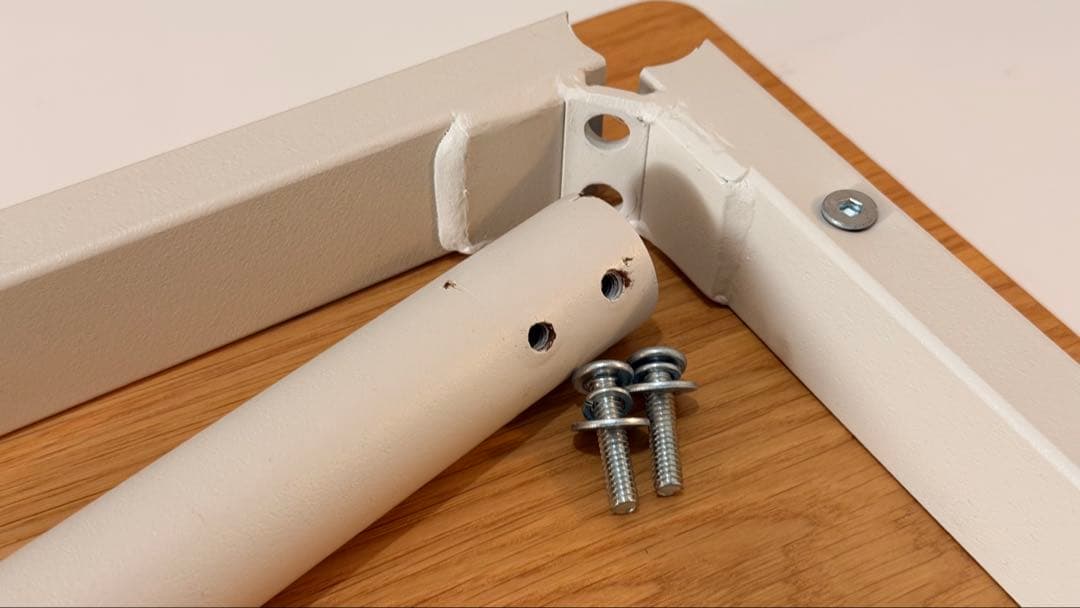 無印良品 ワークデスク オーク天板 ホワイト脚