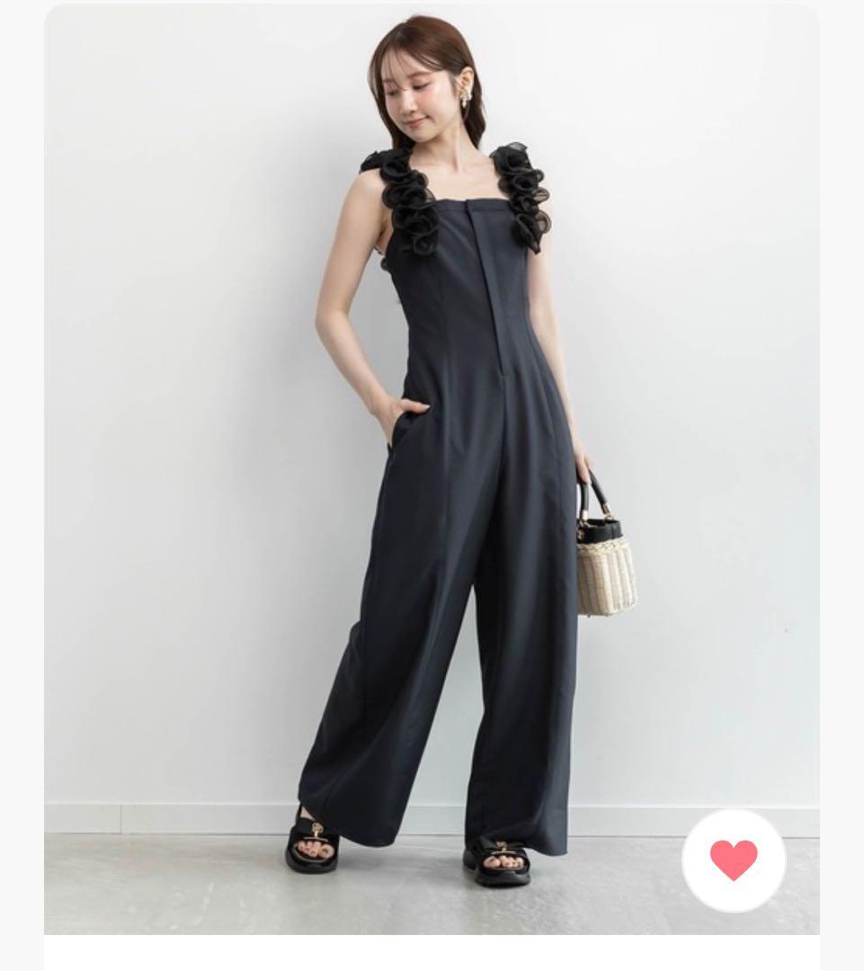 RANDA ランダ　フリルオールインワン