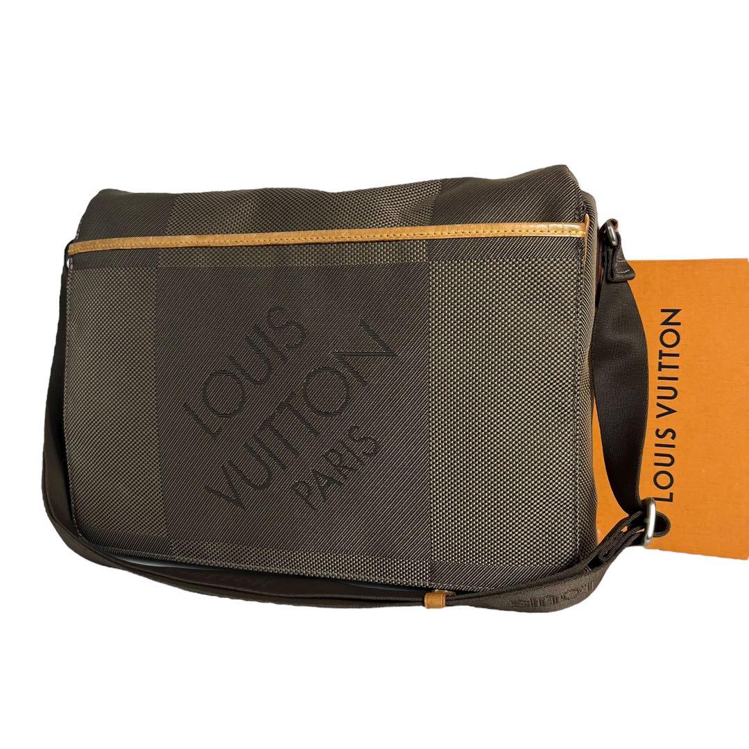 美品✨　ルイヴィトン　ダミエジェアン　メサジェ　メッセンジャーバッグ　大容量