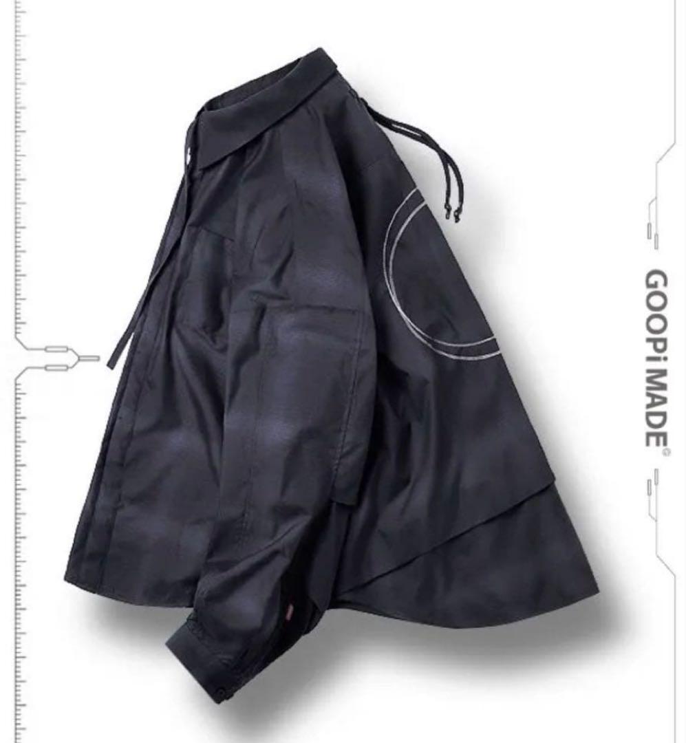 トップス GOOPiMADE 2-Layer Oversized Shirt GSR-01