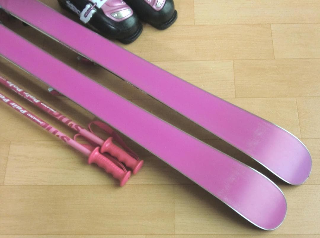 ■■12月・1月限定■送料無料■ジュニアスキーセット■板130靴23■WAX■■