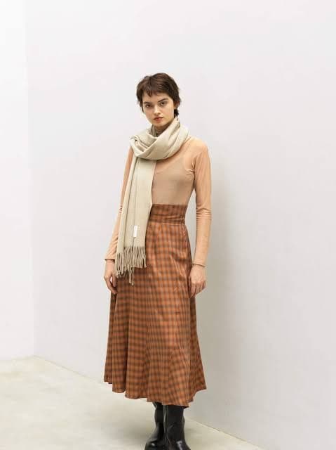 EDWARD BROWN カシミヤストール エクリュ ECRU