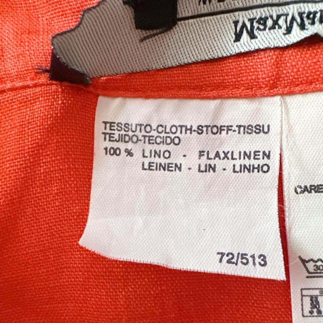 極美品♪マックスマーラ WEEKEND リネンフレンチスリーブシャツ イタリア製