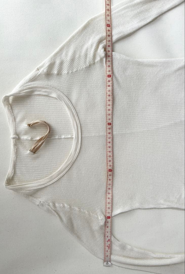 訳ありrick owens リックオウエンス リブ ノースリーブ 長袖カットソー