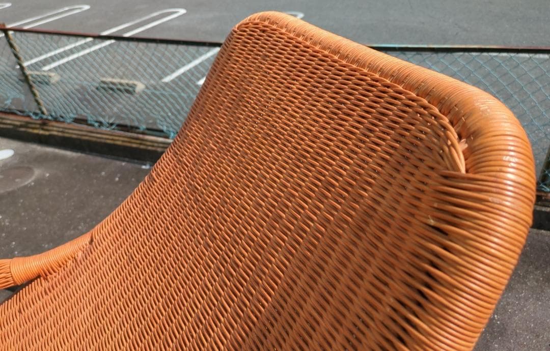 〈たのめる便・現状渡し〉ヤマカワラタン レストチェア CL-752