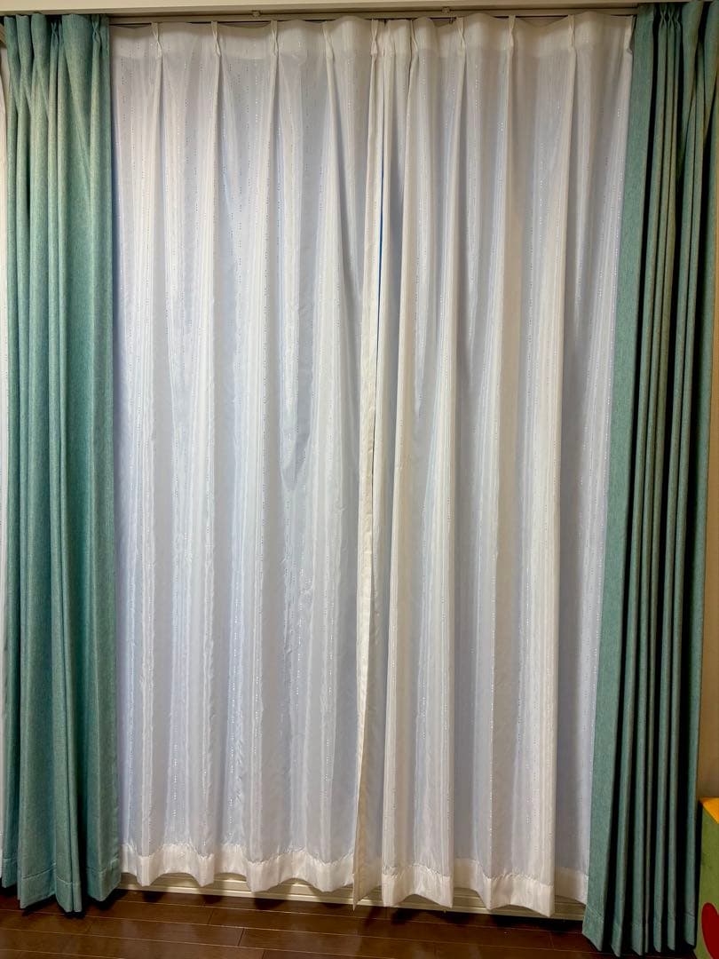 ※ひよこ　カーテン　計16枚　(4窓セット)