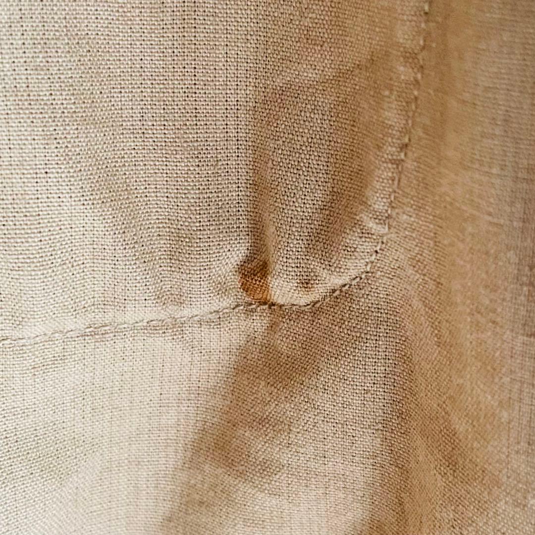 【期間限定値下げ】45R ベージュ フード付きロングコート