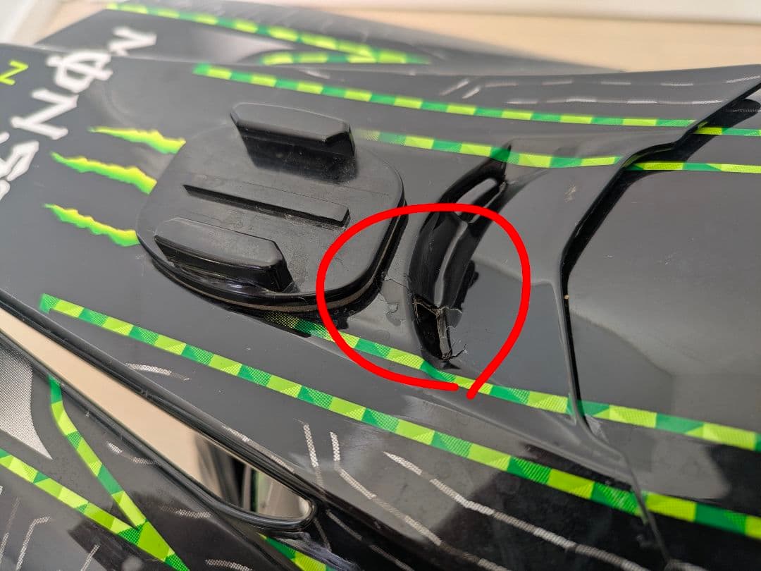 HJC×モンスターエナジーオフロードヘルメット&Fox AirSpaceゴーグル