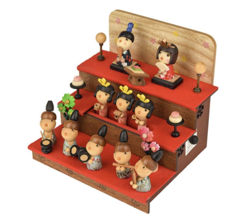 ひなだん飾り／うれしいひなまつり　ゆめの木　からくりオルゴール