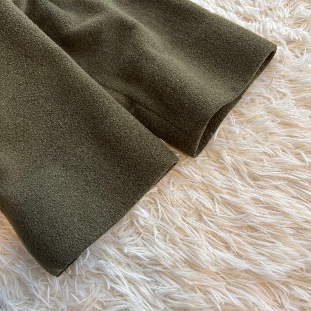 ADAM ET ROPE アダムエロペ ウールチェスターコート グリーン