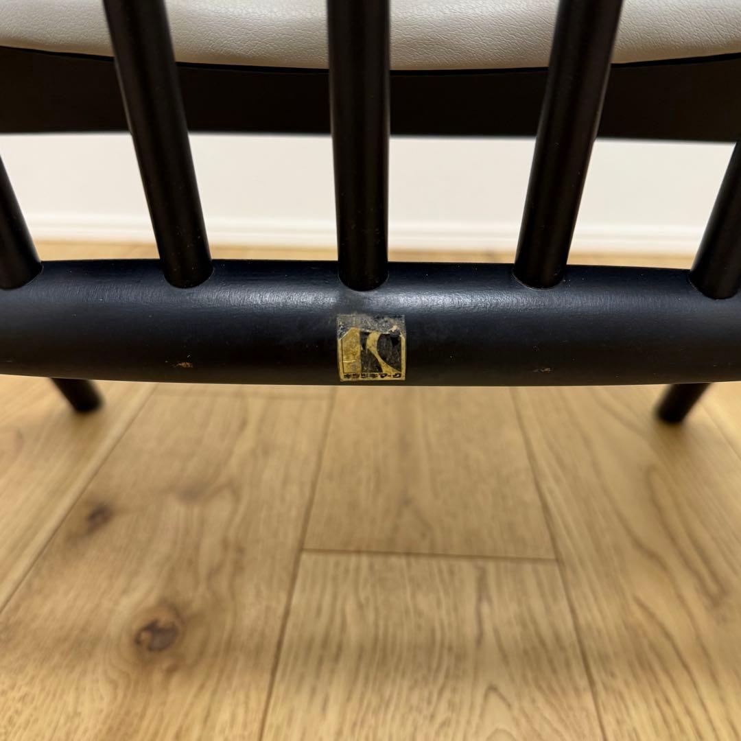 美品！飛騨産業 キツツキ　CASCADA 椅子 座面張替え済