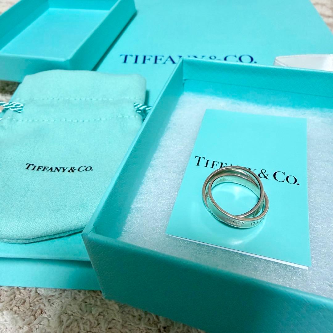 Tiffany シルバーリング　巾着、箱付き