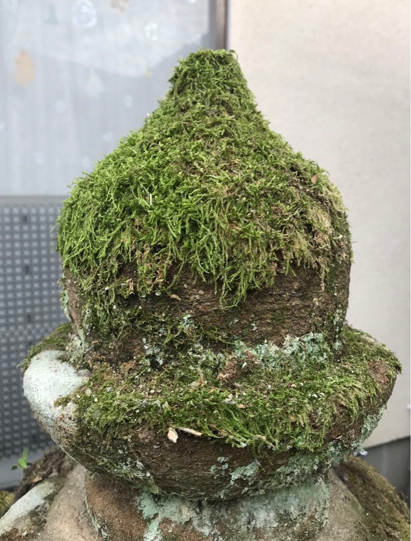 【天然石・春日灯篭・茶庭灯篭・坪庭灯篭】庭石オブジェ箱庭造園ガーデニング苔庭燈籠