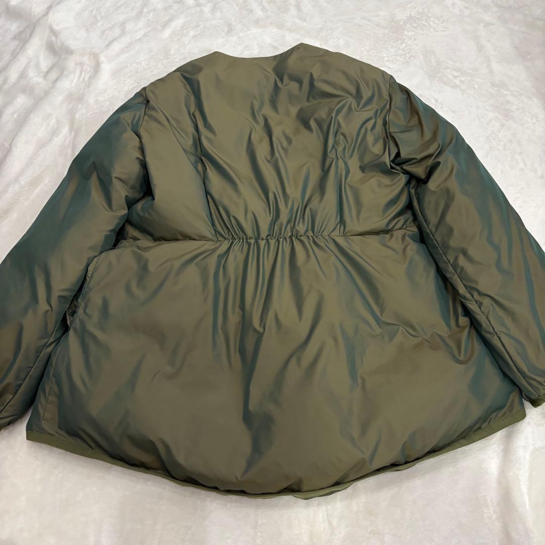 【未使用級】ボーダーズアットバルコニー　ダウンジャケット　カーキ