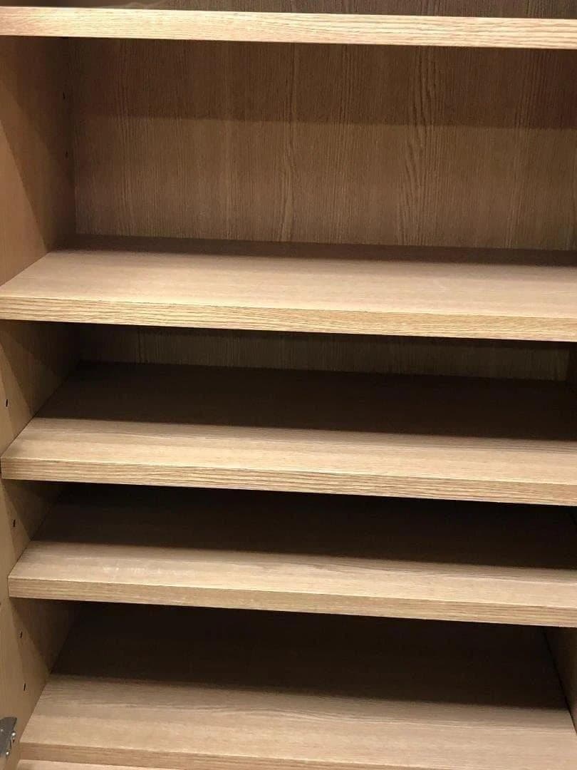 美品 送料無料　河口家具 CLAN クラン キッチン収納 食器棚 75048-1