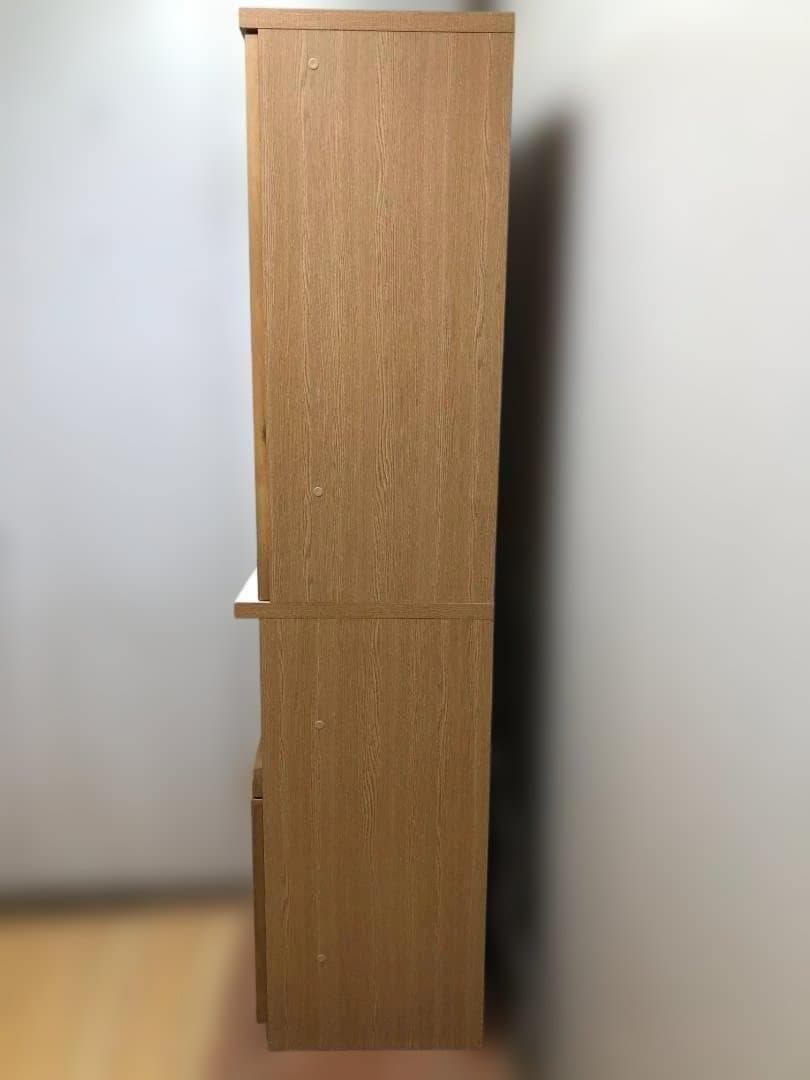 美品 送料無料　河口家具 CLAN クラン キッチン収納 食器棚 75048-1