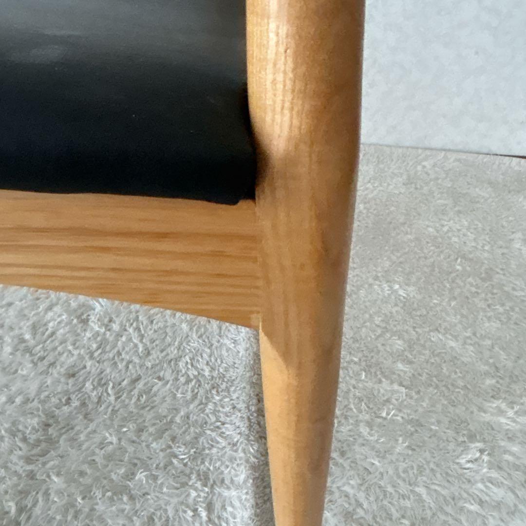 リプロダクト】ハンス・J・ウェグナー エルボ チェア スクエア ナチュラル